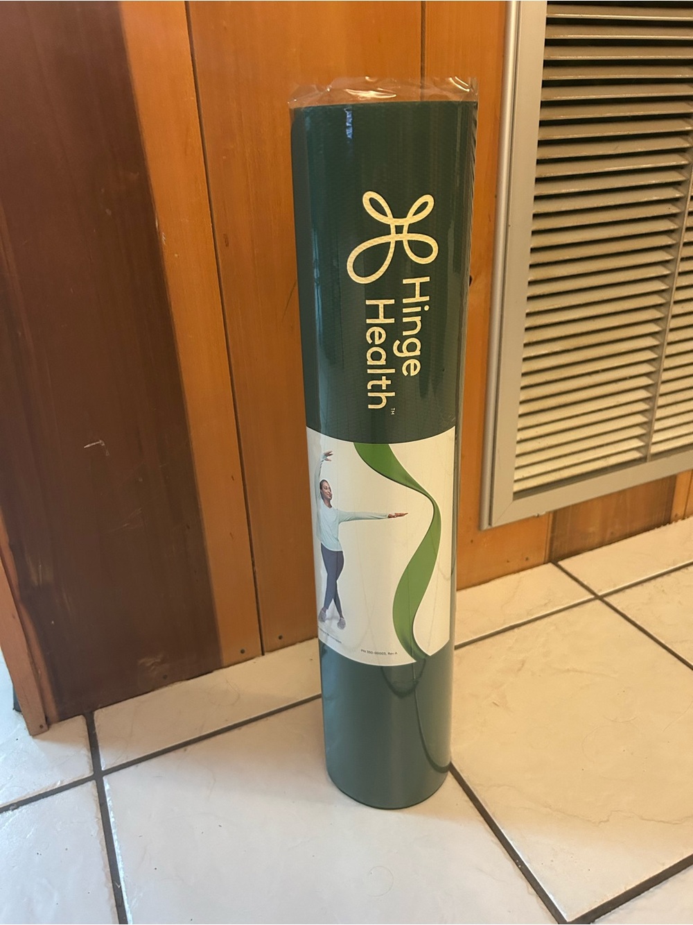 Hinge Health Green Yoga Mat for Gym Exercise Brand New Never Used Open Box